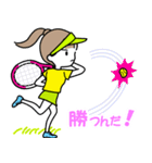 テニスガール♡I love tennis（個別スタンプ：25）