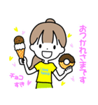テニスガール♡I love tennis（個別スタンプ：31）