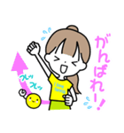 テニスガール♡I love tennis（個別スタンプ：34）