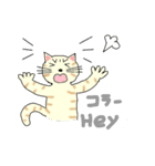 ネコたろう、日本の挨拶（個別スタンプ：8）