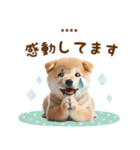 名前を入れて☆しば犬の今○○してます！（個別スタンプ：18）