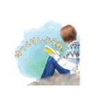 本を読む人たち。（個別スタンプ：1）