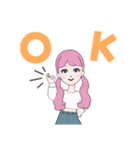 毎日使えるPINKchan.（個別スタンプ：1）