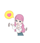 毎日使えるPINKchan.（個別スタンプ：15）