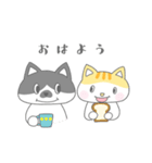 ネコのちょびとミニー 2（個別スタンプ：1）