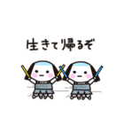 動く☆落武者の推し活（個別スタンプ：6）