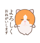 ぼうみたいなねこ（個別スタンプ：3）