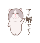 ぼうみたいなねこ（個別スタンプ：13）