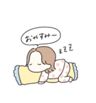 そとはねヘアの女の子♡基本スタンプ（個別スタンプ：39）