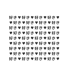 ♡⃛アレンジ機能の背景文字♡⃛(メンヘラ)（個別スタンプ：5）