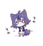 ネコキツネのちゃみ2（個別スタンプ：8）