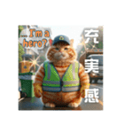 THE CAT-He is City cleaner（個別スタンプ：14）