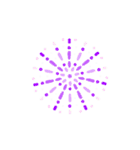 アレンジ機能で組み合わせ 打ち上げ花火（個別スタンプ：12）