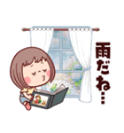 【梅雨～夏と災害】ぶちゃこの日常（個別スタンプ：3）