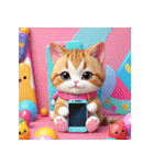 遊んでいる猫コレクション（個別スタンプ：16）