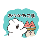 うさちゃん×LINE NEWS 復刻版（個別スタンプ：4）