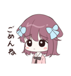 オオカミのもふもふちゃんスタンプ（個別スタンプ：2）
