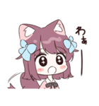 オオカミのもふもふちゃんスタンプ（個別スタンプ：7）