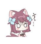 オオカミのもふもふちゃんスタンプ（個別スタンプ：8）