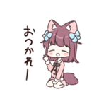 オオカミのもふもふちゃんスタンプ（個別スタンプ：25）