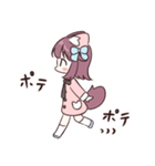 オオカミのもふもふちゃんスタンプ（個別スタンプ：32）
