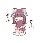 オオカミのもふもふちゃんスタンプ（個別スタンプ：37）