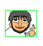 野口さん。マスク（個別スタンプ：2）