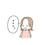 そとはねヘアの女の子♡日常スタンプ（個別スタンプ：8）