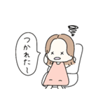 そとはねヘアの女の子♡日常スタンプ（個別スタンプ：36）