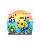 癒し系ウチのベタちゃんのLINEスタンプ④（個別スタンプ：1）