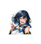 アニメ系美少女スタンプ ver3（個別スタンプ：1）