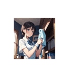 アニメ系美少女スタンプ ver3（個別スタンプ：8）