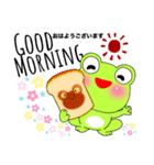 Mr.Frogの日常英語（個別スタンプ：3）