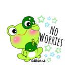 Mr.Frogの日常英語（個別スタンプ：22）