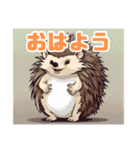 ハリネズミくんの日常☺︎（個別スタンプ：1）