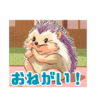 ハリネズミくんの日常☺︎（個別スタンプ：13）