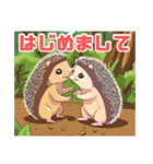 ハリネズミくんの日常☺︎（個別スタンプ：23）