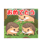 ハリネズミくんの日常☺︎（個別スタンプ：24）