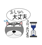 黒柴★吹き出し 大人 敬語（個別スタンプ：28）