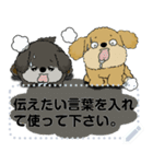 プードル犬 『メッセージスタンプ』夏（個別スタンプ：24）