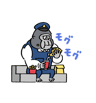 ゴリラ警察（日本語訳付）（個別スタンプ：40）