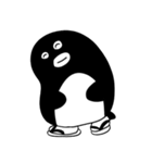 組み合わせ自由モノクロらんど（個別スタンプ：1）
