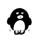 組み合わせ自由モノクロらんど（個別スタンプ：7）