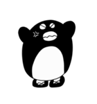組み合わせ自由モノクロらんど（個別スタンプ：11）