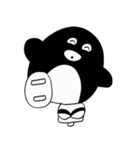 組み合わせ自由モノクロらんど（個別スタンプ：13）
