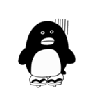 組み合わせ自由モノクロらんど（個別スタンプ：14）
