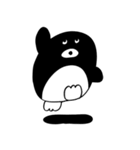 組み合わせ自由モノクロらんど（個別スタンプ：16）