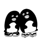 組み合わせ自由モノクロらんど（個別スタンプ：17）