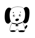 組み合わせ自由モノクロらんど（個別スタンプ：22）