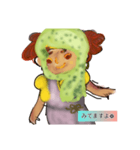 月山LI緋役句充九ghp丸武林香（個別スタンプ：3）